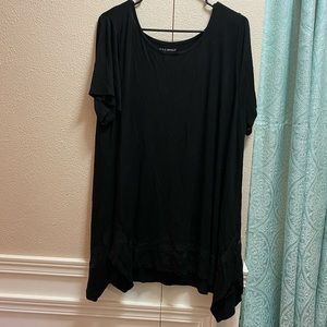 Short Sleeve Lace Tunic